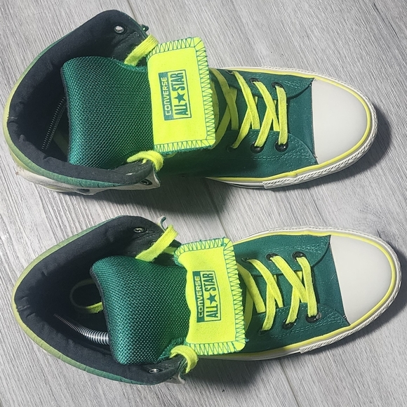 Converse Chuck Taylor All Star Double Collar High Top Sneakers Mens Size 10 - Picture 5 of 7